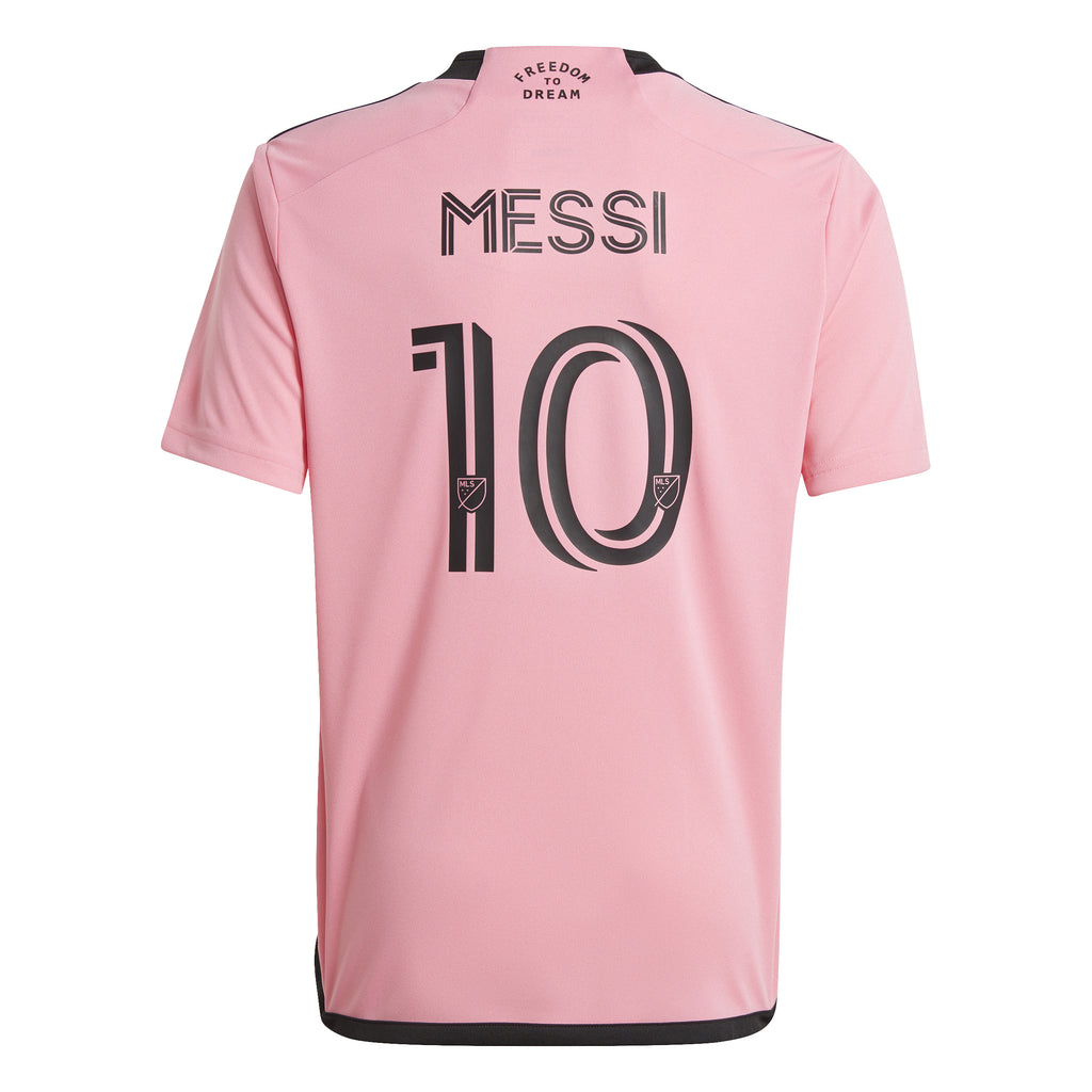Inter Miami Youth 2024 Home Jersey w/ Messi Nameset