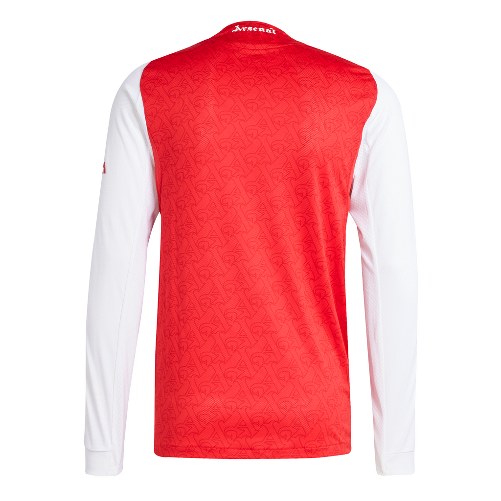 Arsenal Adult 2025-26 Long Sleeve Home Authentic Jersey
