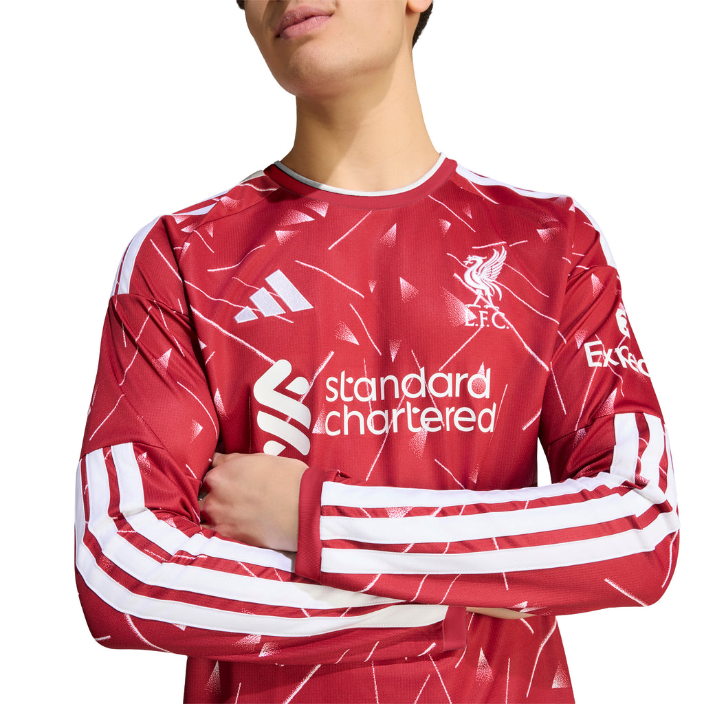 当時物 84-85 リバプール Liverpool（Ｈ） M2222m Liverpool Adidas Mens 26/27 Home Long Sleeve Jersey – Weston
