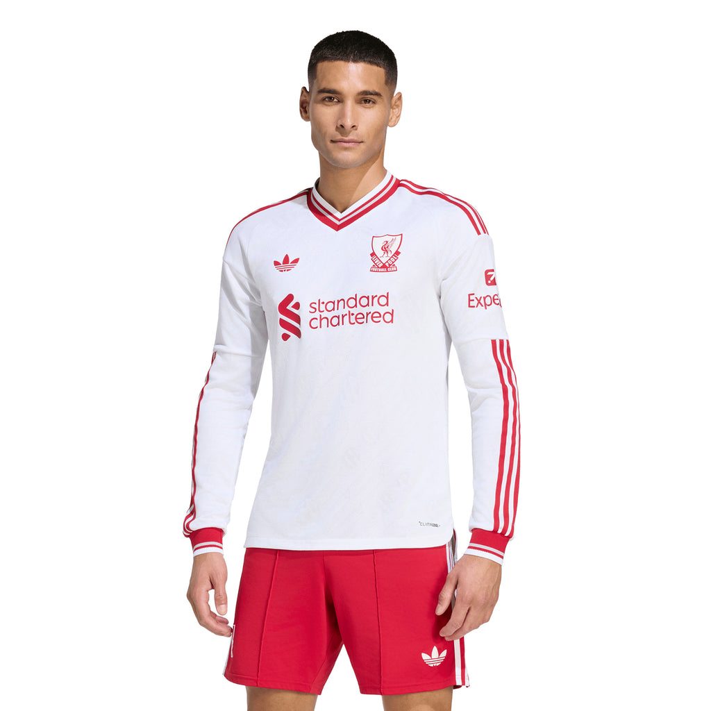 Liverpool Adidas Mens 26/27 Authentic Long Sleeve Away Jersey
