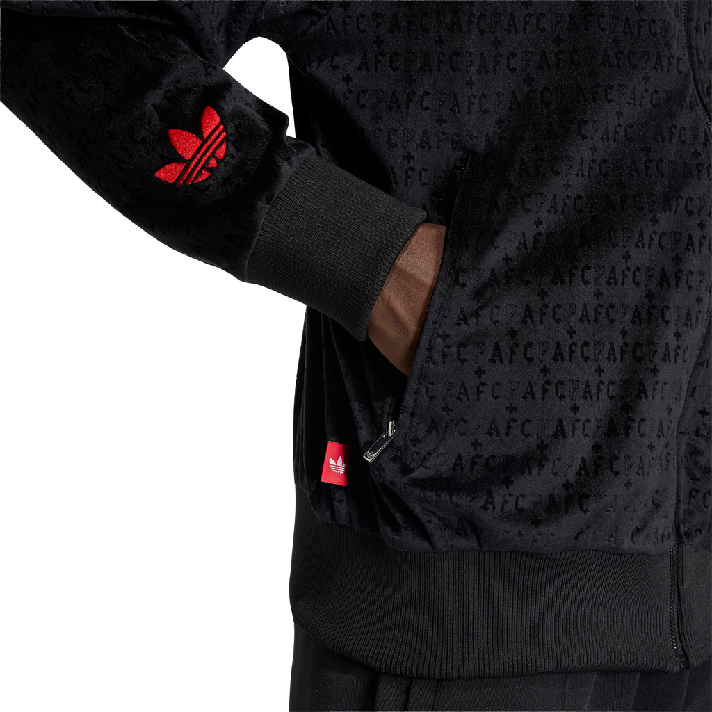ジャケット・アウター adidas Arsenal FC Places+Faces Track Top Black adidas Originals Arsenal FC Places+Faces Track Top | JD