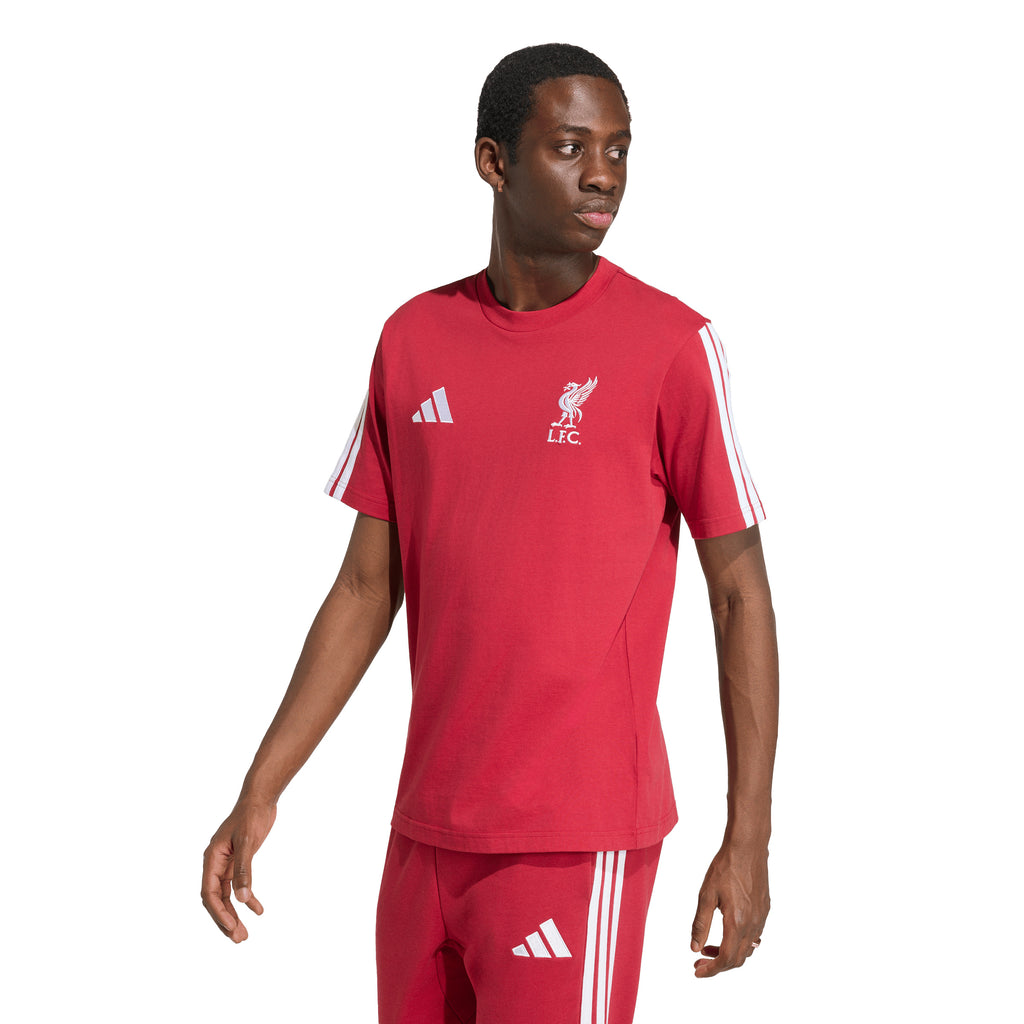 Liverpool Adidas Adults 26/27 DNA Tee Active Maroon