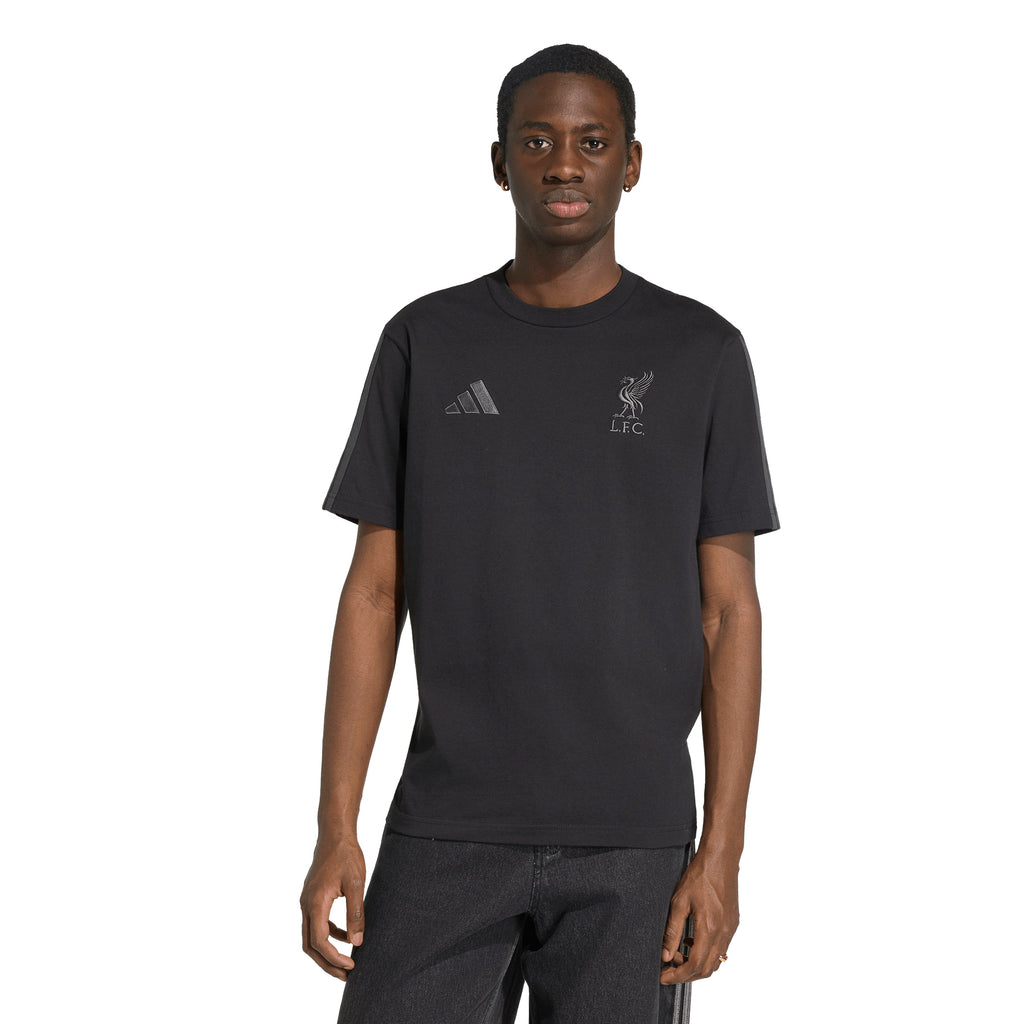 Liverpool Adidas Adults 26/27 DNA Tee Black