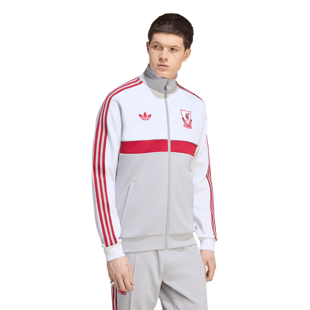 Liverpool Adidas Mens 26/27 Originals Track Top White