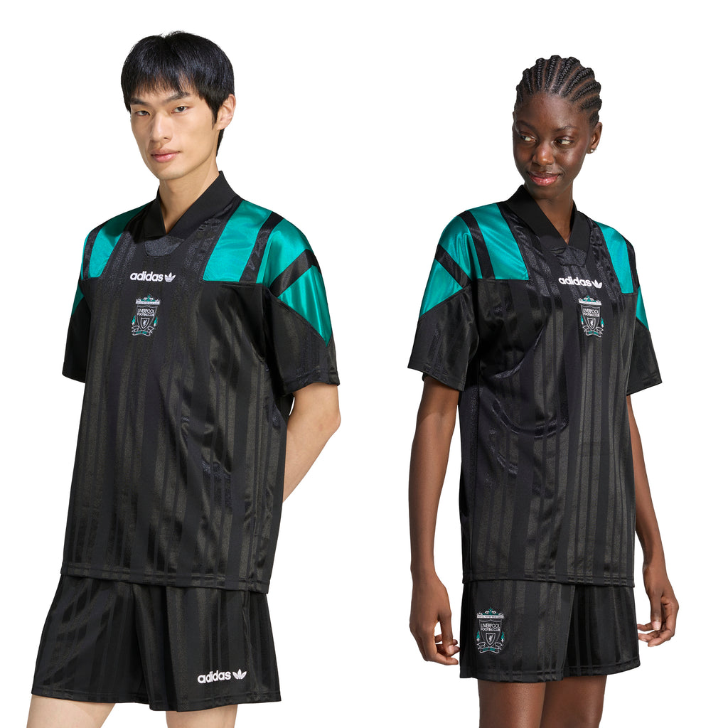 Liverpool Adidas Mens EQT Jersey Black (Oversized Fit)