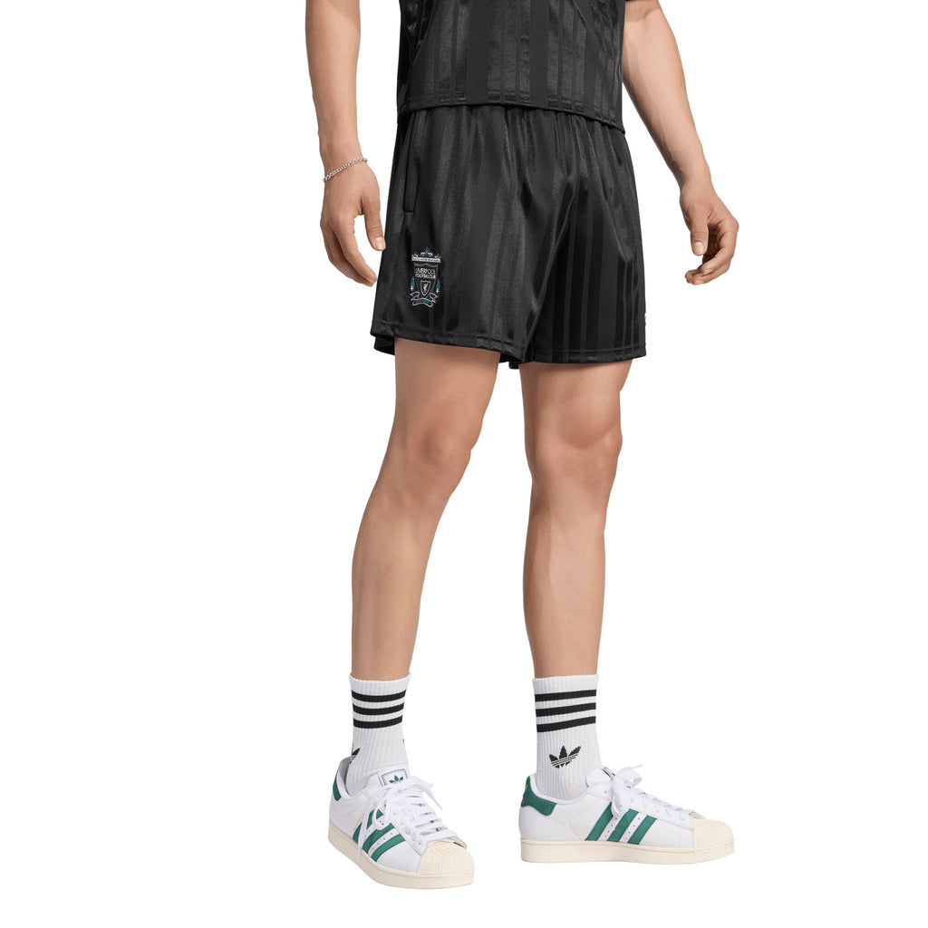 Liverpool Adidas Mens EQT Shorts Black