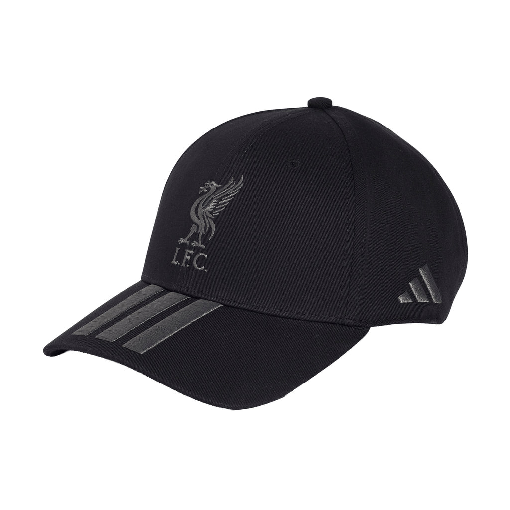Liverpool Adidas Adults Baseball Cap Black & Grey Six