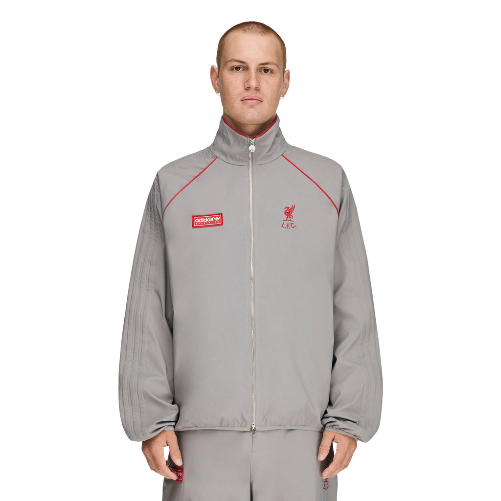 Liverpool Adidas SPZL Mens Track Top Dove Grey