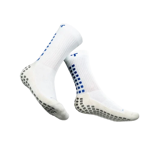 Trusox Mid-Calf Cushion 3.0 SE (White/Blue)