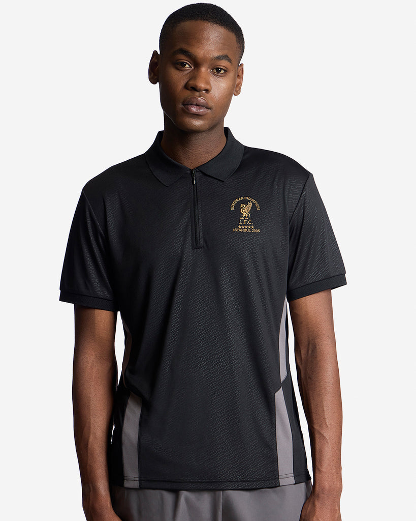LFC Mens Istanbul 2005 Print Polo Black