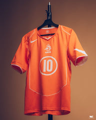Netherlands Adult 2004 Reissue SS Jersey - V.Nistelrooy 10