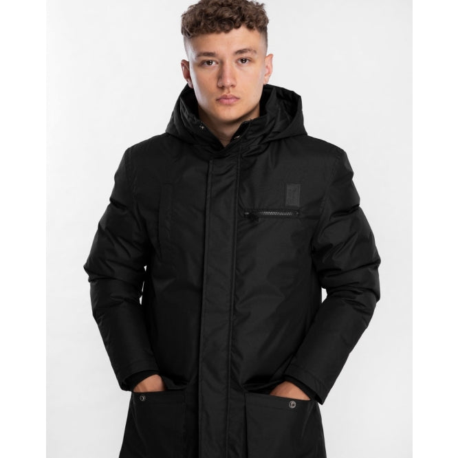 LFC Mens Black Long Matchday Jacket