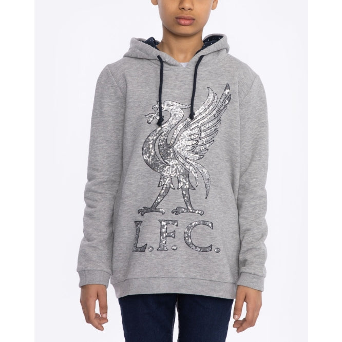 LFC Junior Liverbird Sequin Hoody