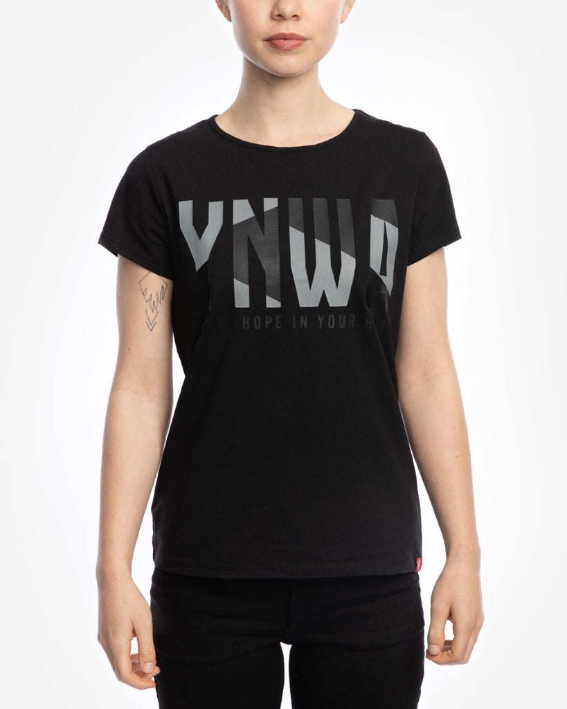 LFC Womens Black YNWA Tee