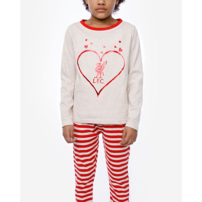 LFC Junior Heart Long PJ Set