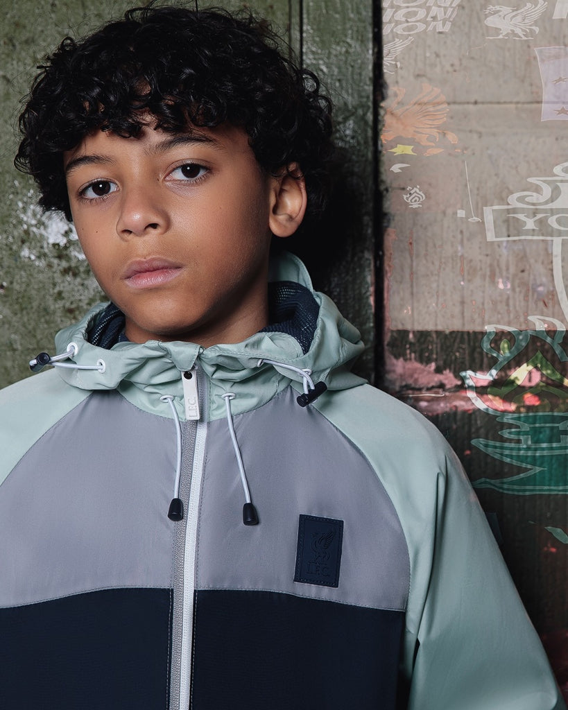 LFC Junior Navy Contrast Zip Kagool