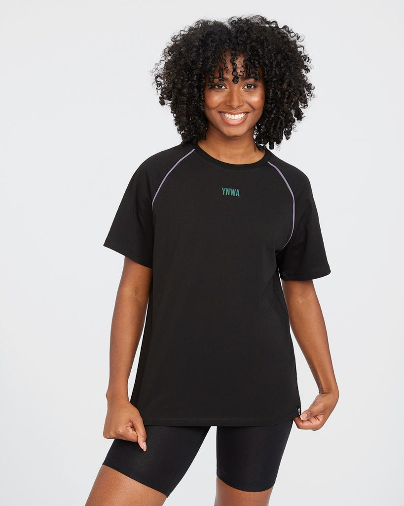 LFC Womens Black YNWA Oversized Tee