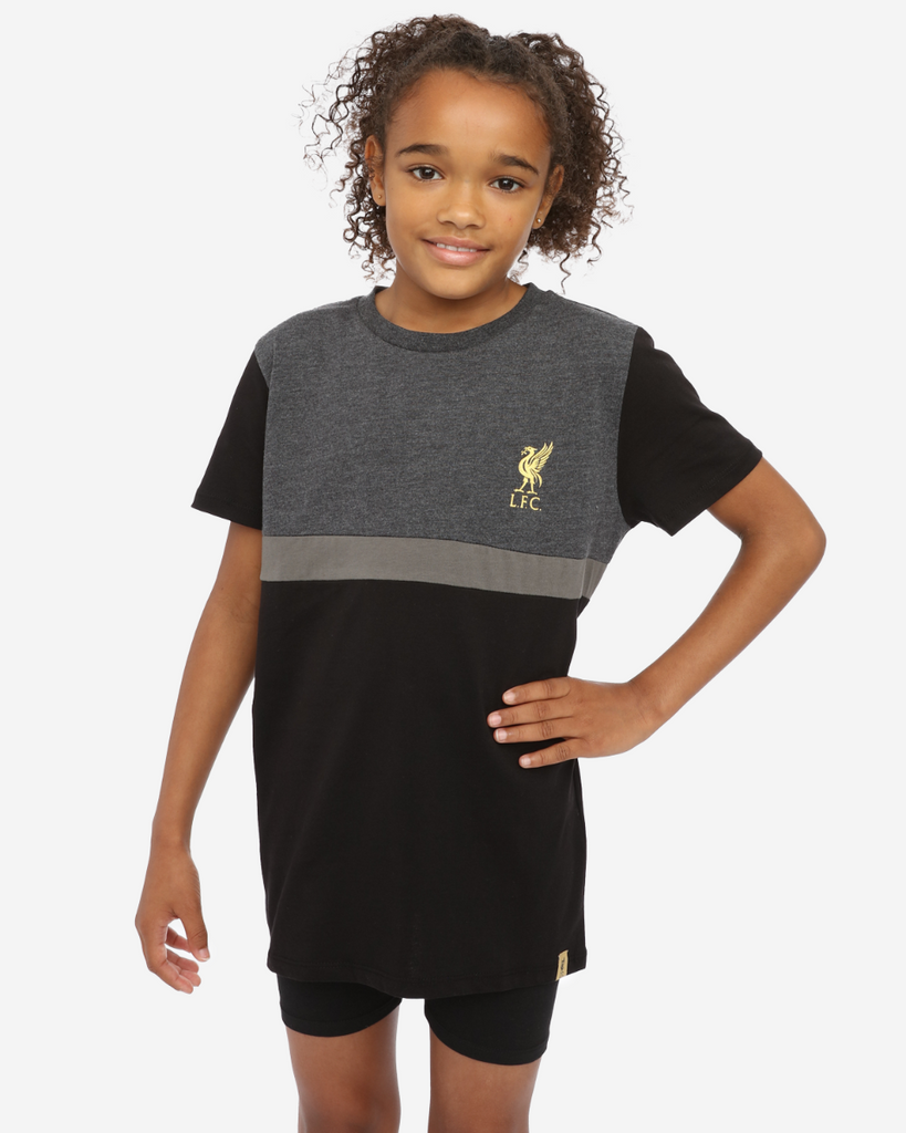 LFC Junior Black Panel Tee