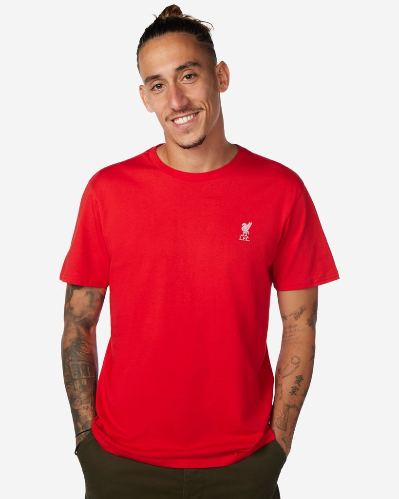 LFC Mens Liverbird Emblem Tee (Red)