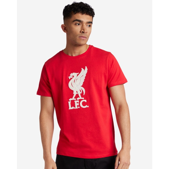 LFC Mens Liverbird Applique Tee Red