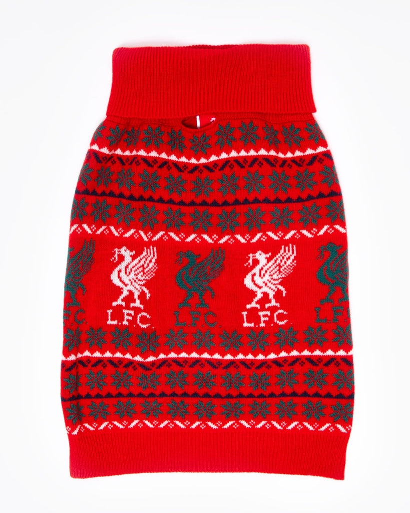 LFC Pet Fairisle Christmas Jumper