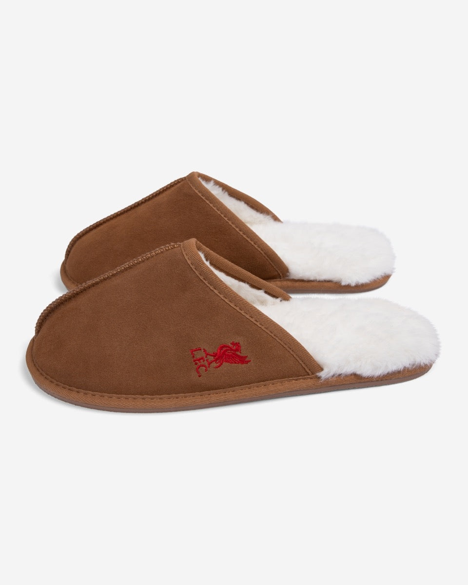 The Lisbon Suede Loafer Mule