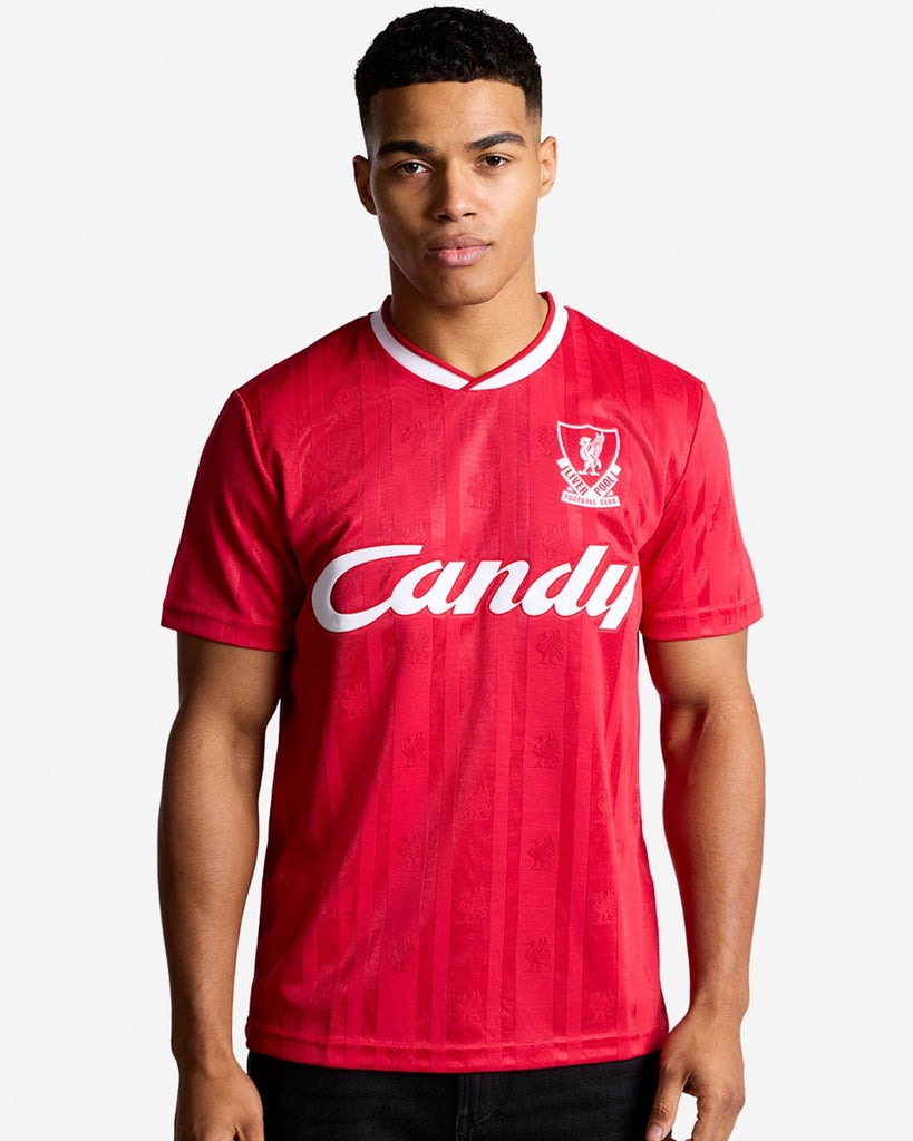 LFC Adults Retro 87-89 Candy Red Home Shirt
