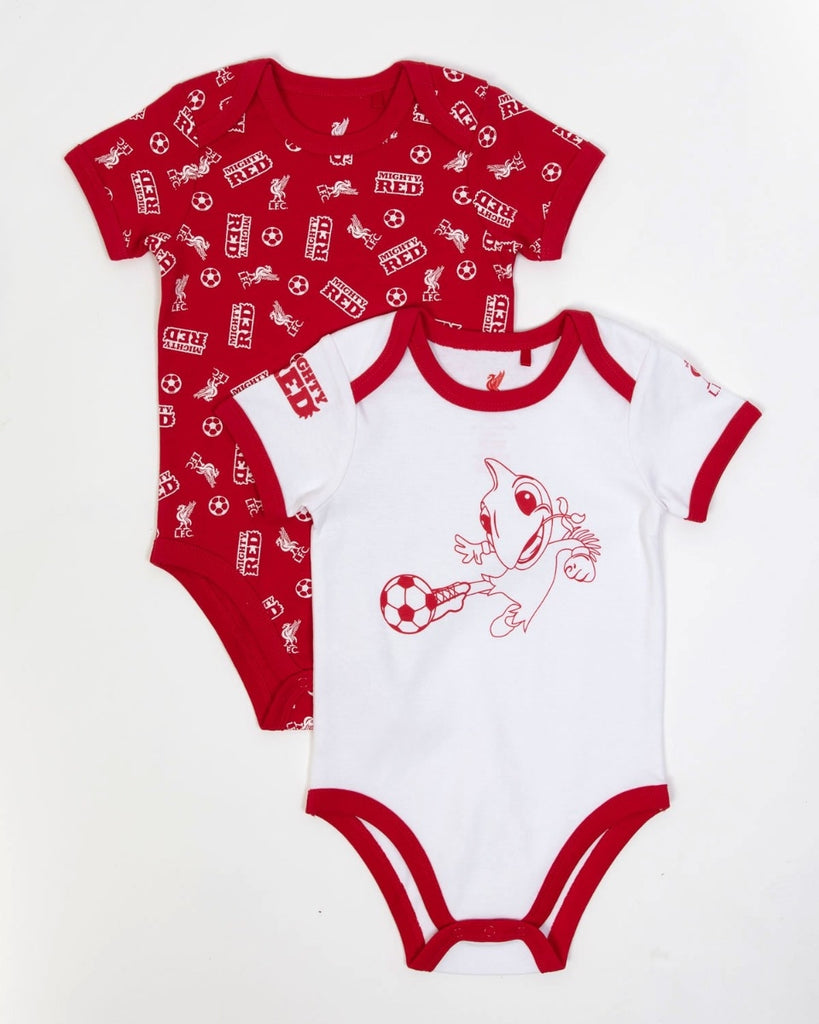 LFC Mighty Red Baby 2 Pk Bodysuit