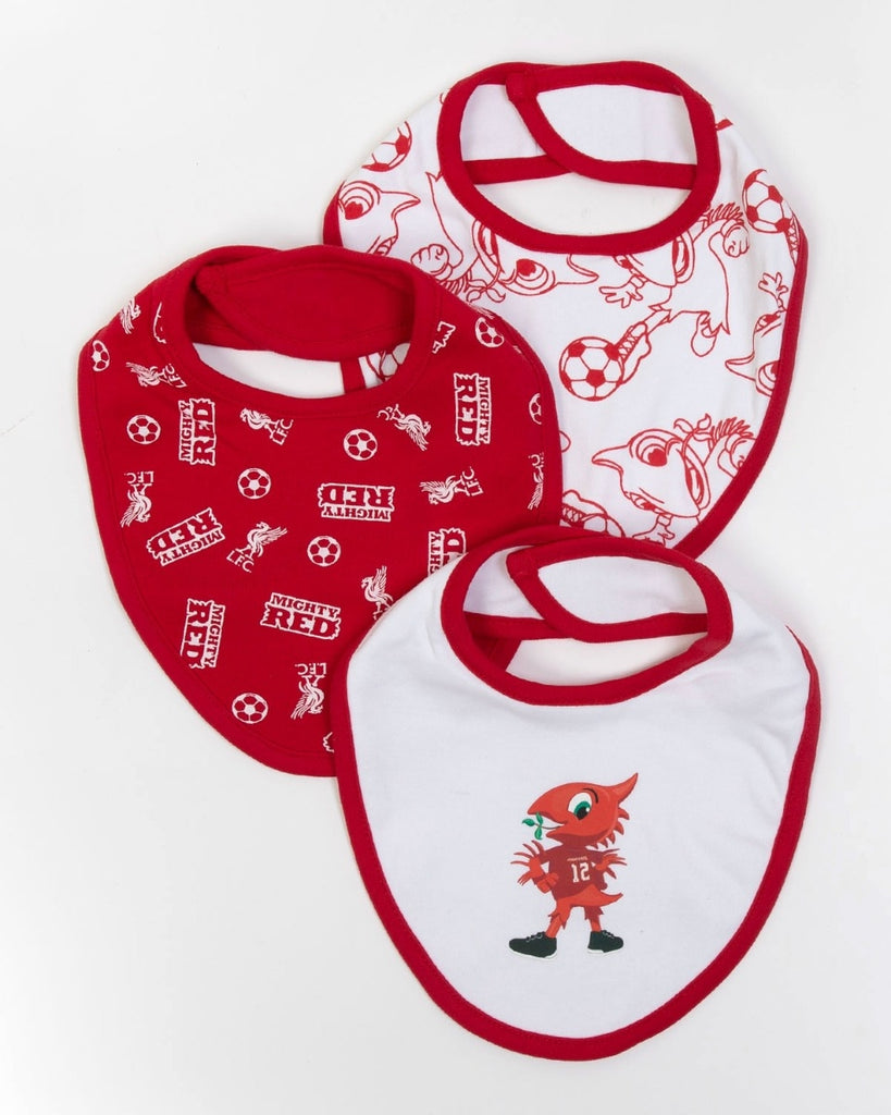 LFC Mighty Red 3 Pack Bibs