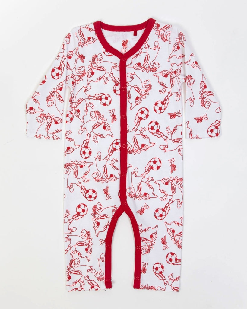 LFC Mighty Red Baby Romper White