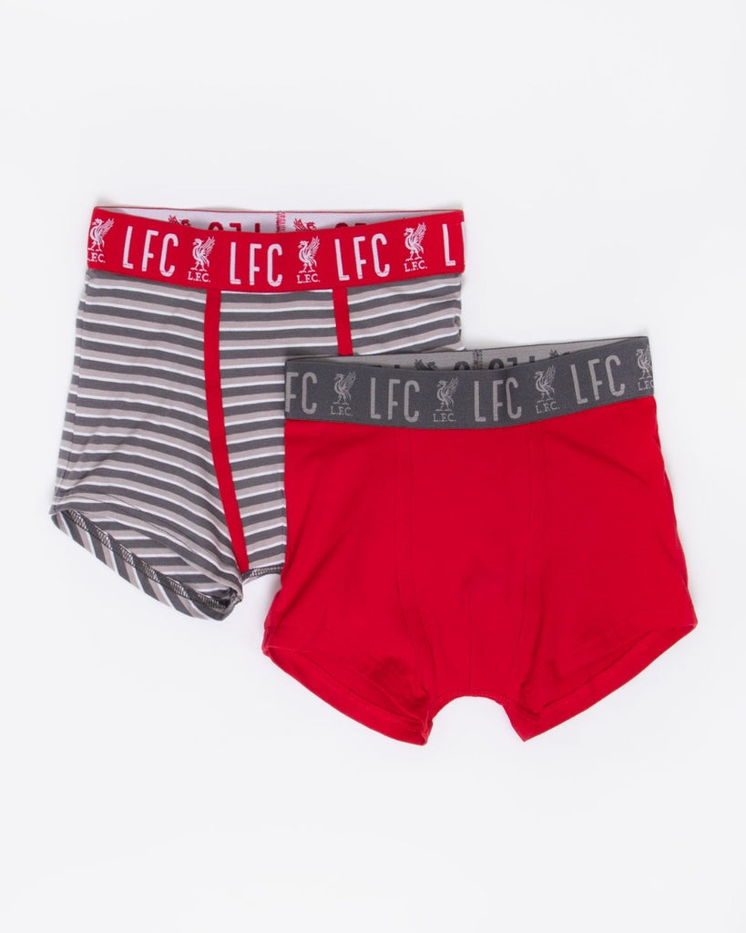 LFC Juniors 2pk Design Trunks Charcoal Red