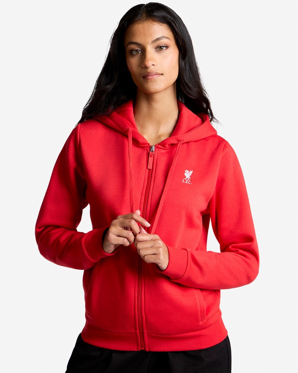 LFC Womens Zip Through Hoody Red – Weston Corporation