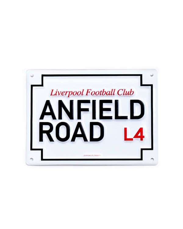 LFC Small Metal Anfield Road Sign – Weston Corporation