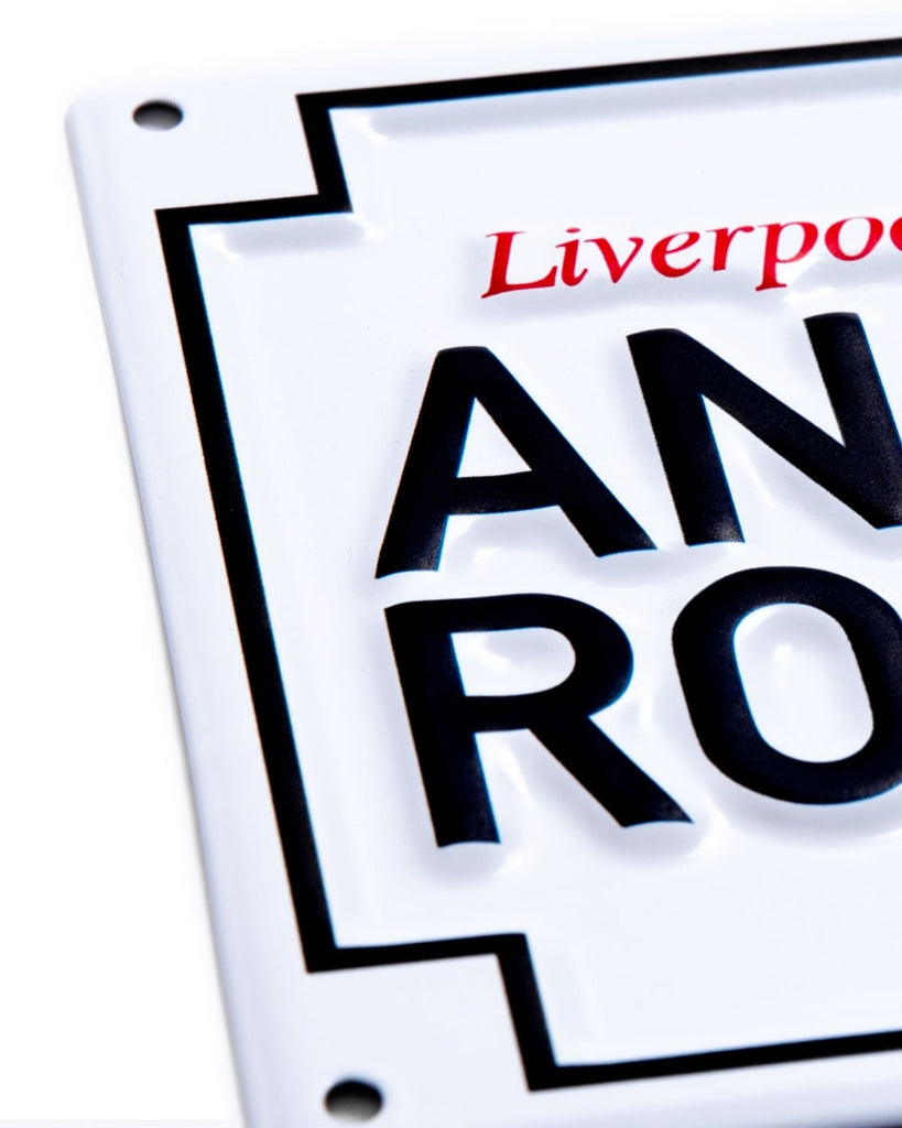 LFC Small Metal Anfield Road Sign – Weston Corporation