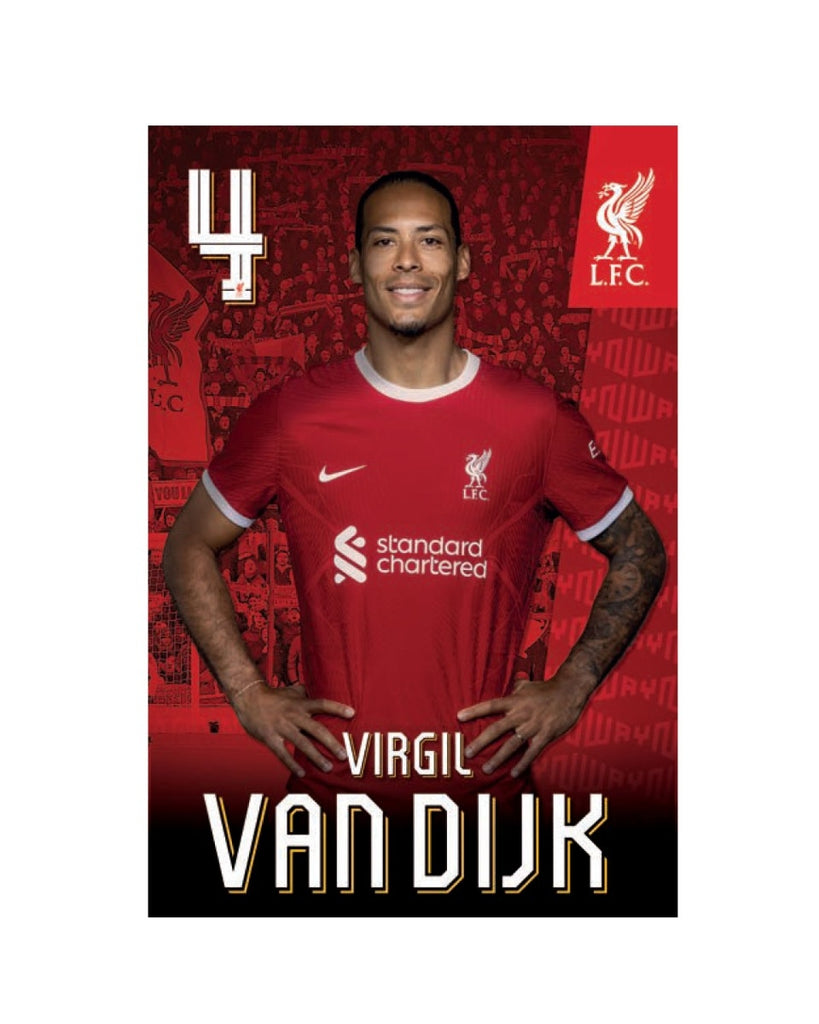 LFC 23/24 Virgil Van Dijk Poster