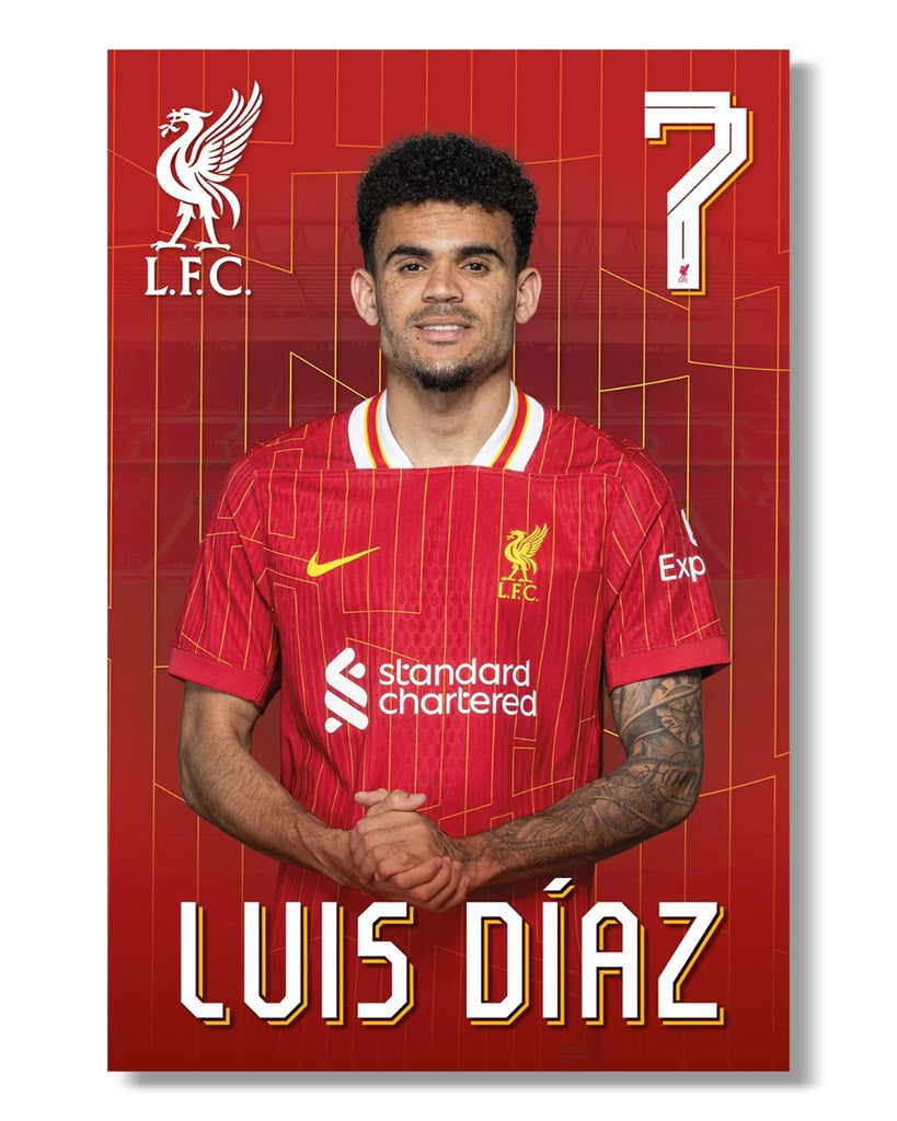LFC 24/25 Luis Diaz Poster