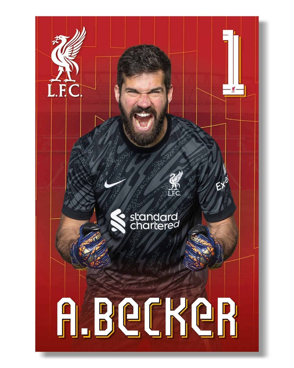 LFC 24/25 Alisson Becker Poster – Weston Corporation