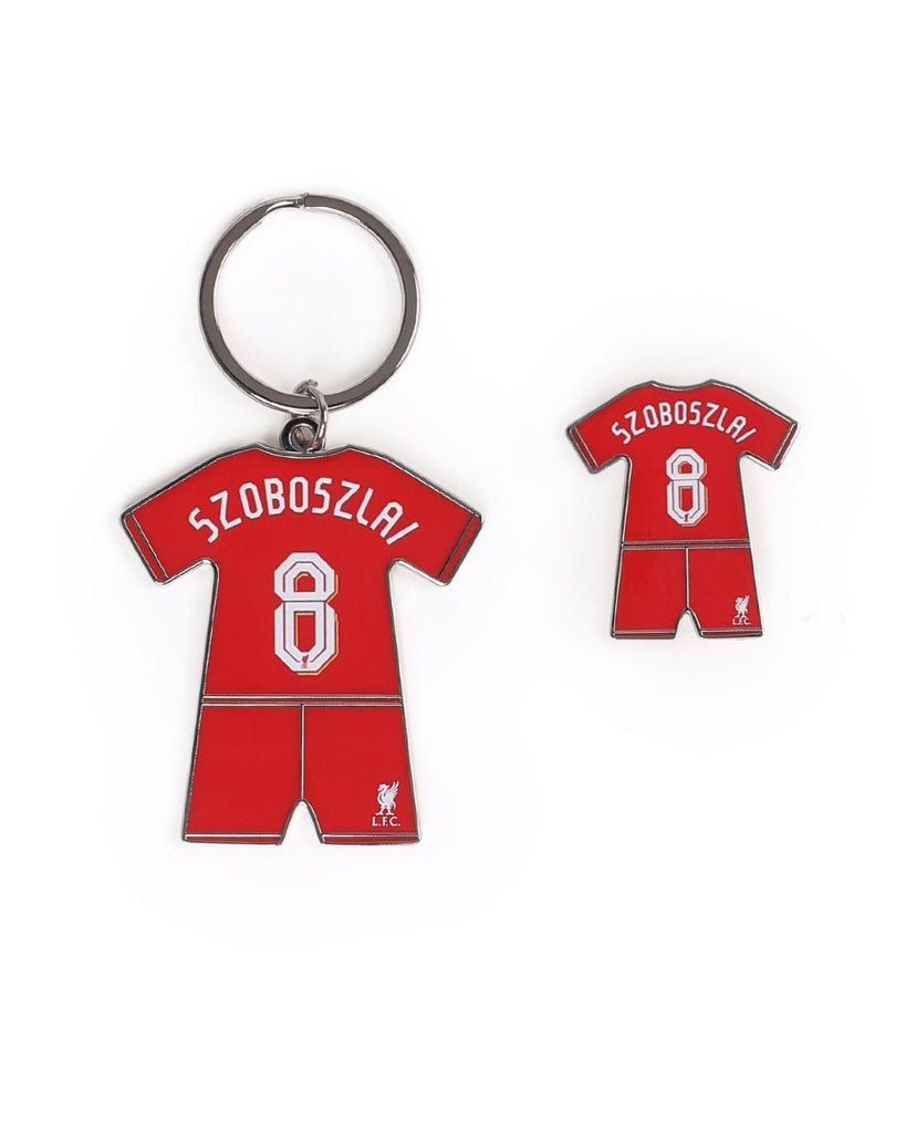 LFC 25/26 Szoboszlai Badge & Keyring Set