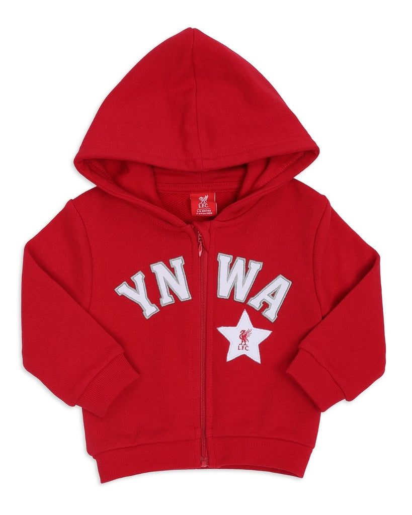 LFC Baby Zip Through Hoodie Red