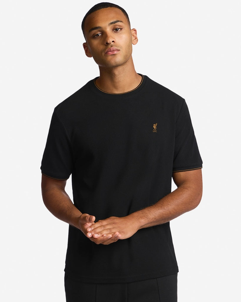 LFC Mens Knitted Tee Black