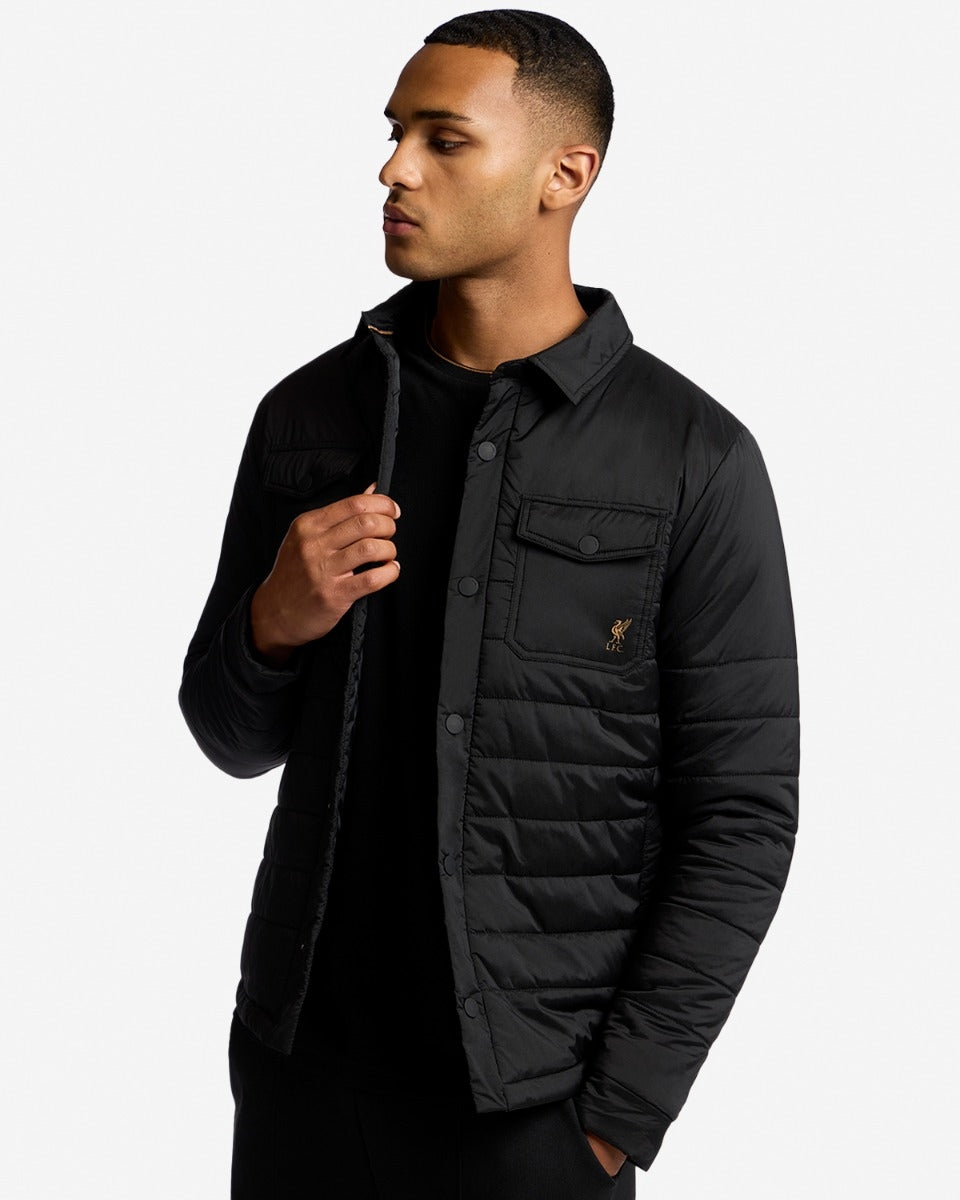LFC Mens Padded Shacket Black – Weston Corporation