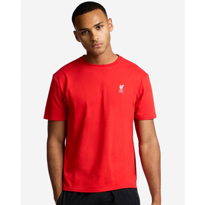 LFC Mens Liverbird Emblem Tee Red