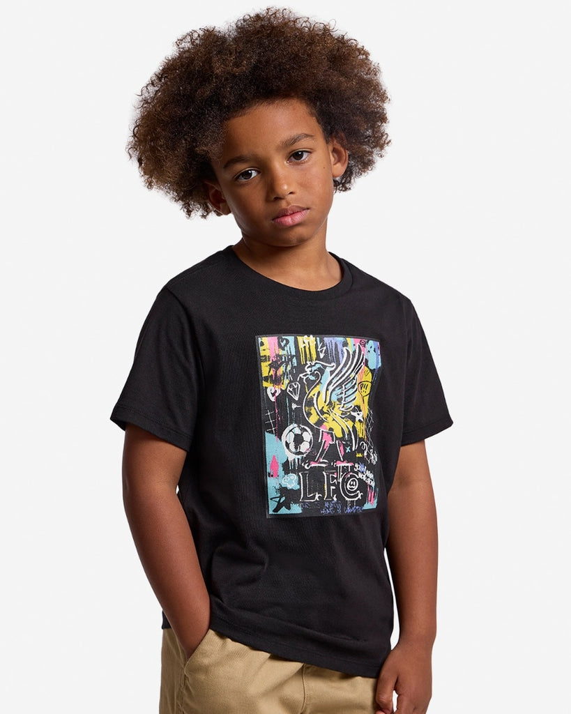 LFC Juniors Graffiti Tee Black