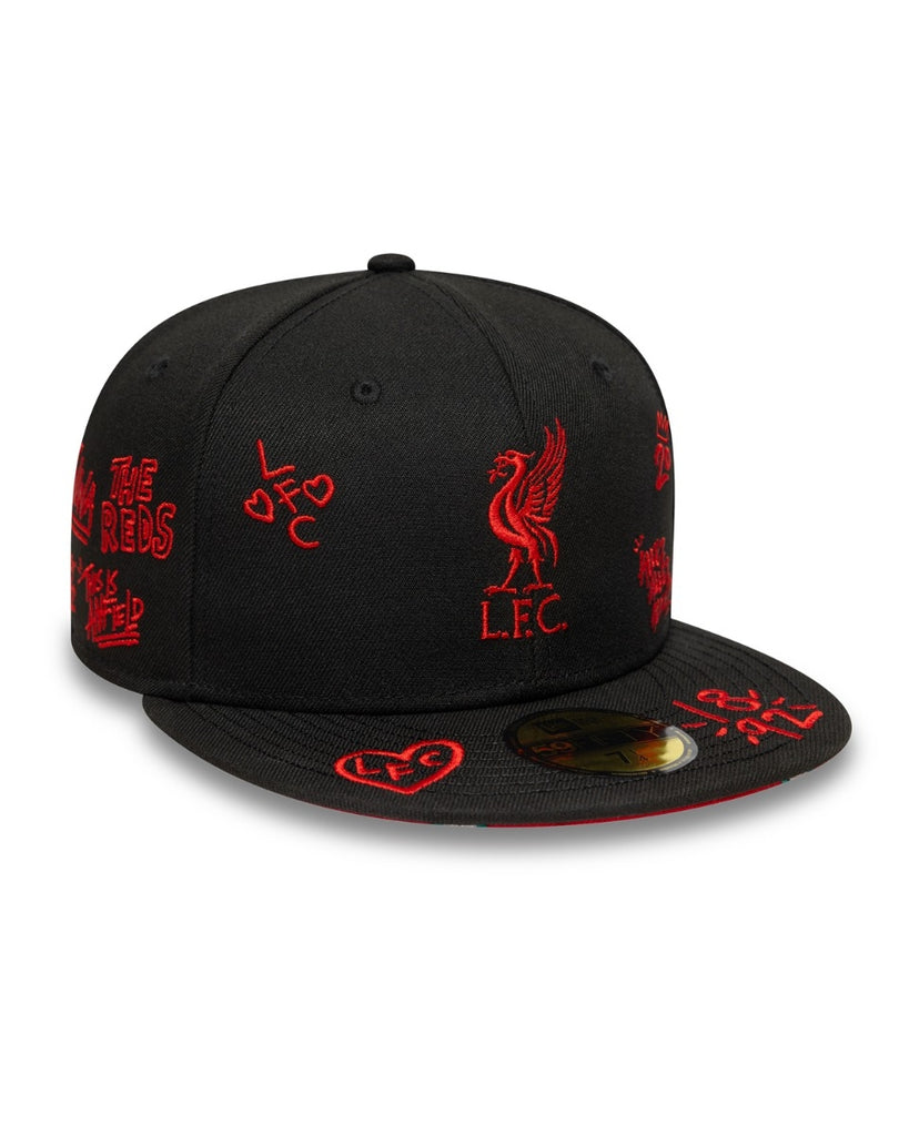 LFC New Era 59FIFTY Scribble Cap Black & Red – Weston Corporation