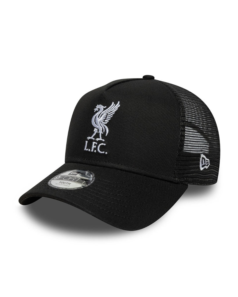 LFC New Era Kids Trucker Liverbird Cap Black
