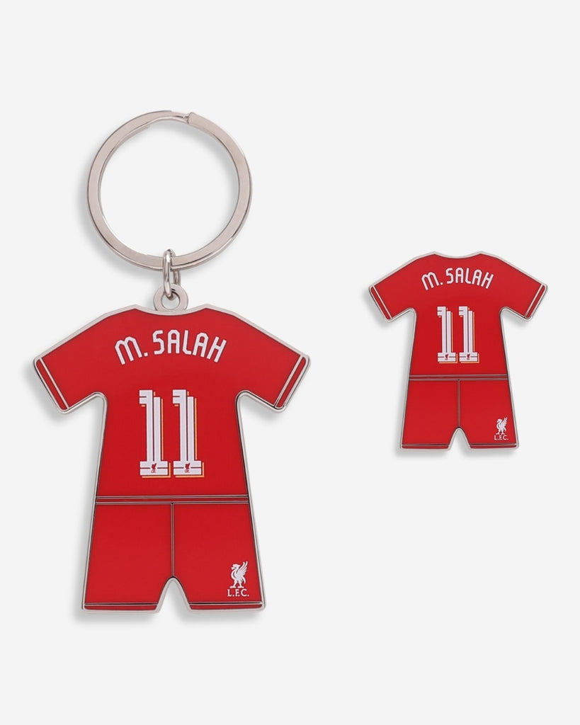 LFC 25/26 Salah Badge & Keyring Set