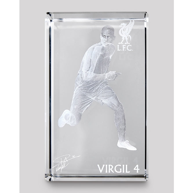 LFC Virgil Van Dijk Glass Cube