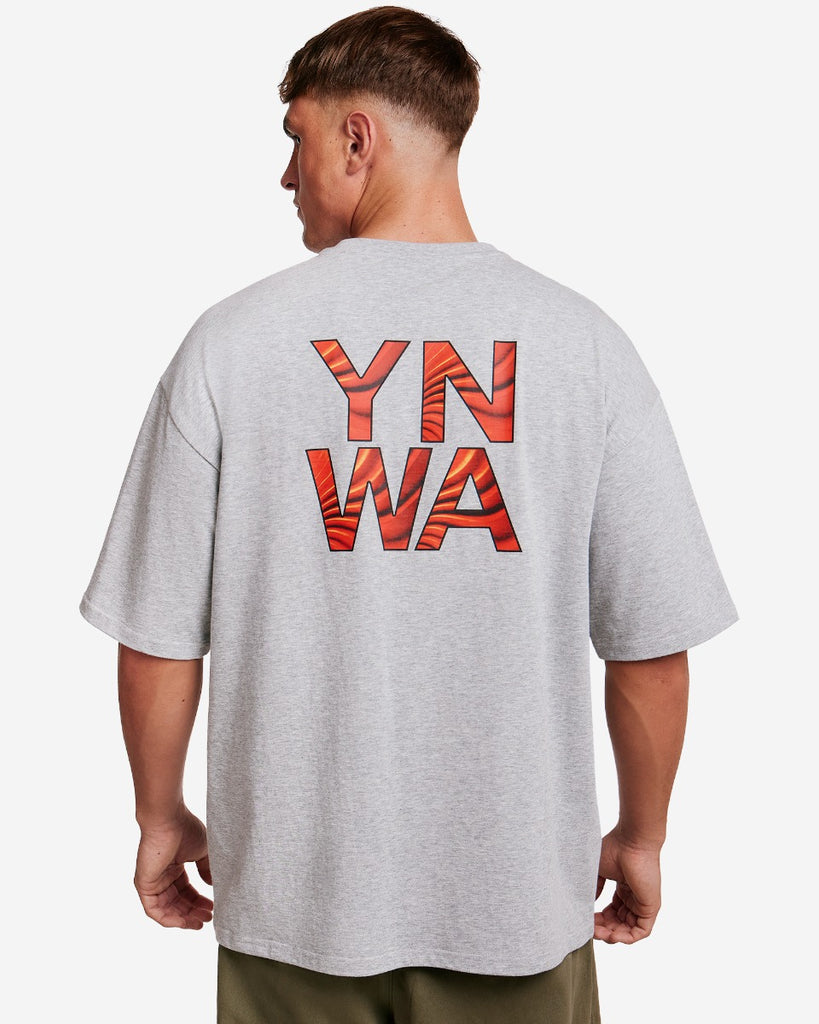 LFC Mens Oversized YNWA Wing Tee Grey