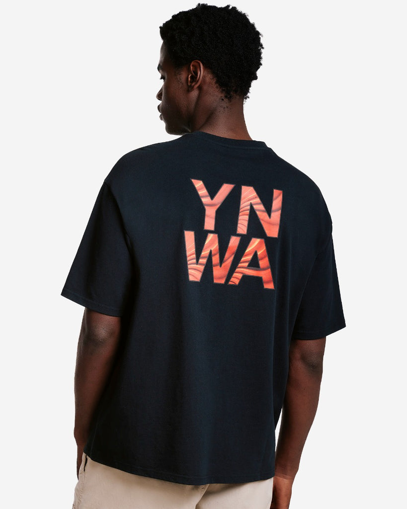 LFC Mens Oversized YNWA Wing Tee Black