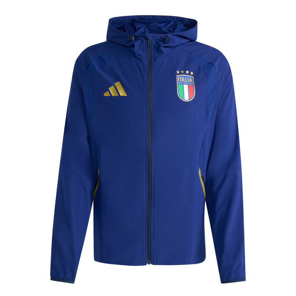 Italy Adult World Cup 2026 Tiro Travel Full Zip Windbreaker